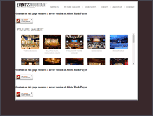 Tablet Screenshot of eventssmountain.com